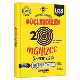 8. Sınıf LGS İngilizce 20 Güçlendiren Denemeleri-Ankara Yayıncılık