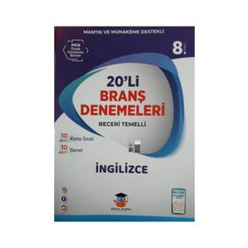 8. Sınıf LGS İngilizce 20'li Branş Denemeleri Zeka Küpü Yayınları