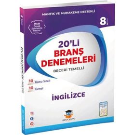 8. Sınıf LGS İngilizce 20'li Branş Denemeleri Zeka Küpü Yayınları