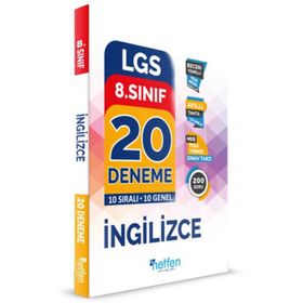8. Sınıf Lgs İngilizce 20'li Deneme-Netfen Yayınları