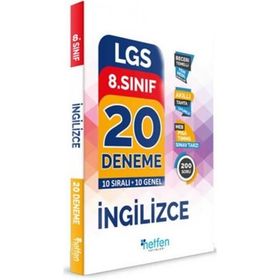 8. Sınıf Lgs İngilizce 20'li Deneme-Netfen Yayınları