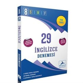 8. Sınıf LGS İngilizce 29 Deneme-PRF Paraf Yayınları