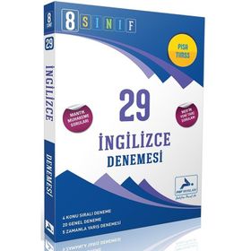 8. Sınıf LGS İngilizce 29 Deneme-PRF Paraf Yayınları