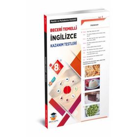 8. Sınıf LGS İngilizce Beceri Temelli Kazanım Testleri Zeka Küpü Yayınları