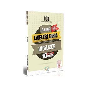 8. Sınıf LGS İngilizce Çözümlü 10 Deneme Fdd Yayınları