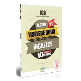 8. Sınıf LGS İngilizce Çözümlü 10 Deneme Fdd Yayınları