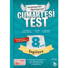 8. Sınıf LGS İngilizce Cumartesi Test Basamak Yayınları