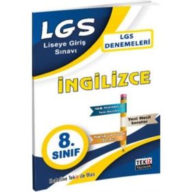8. Sınıf LGS İngilizce Denemeleri Tekiz Yayıncılık