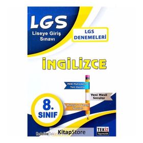 8. Sınıf LGS İngilizce Denemeleri Tekiz Yayıncılık