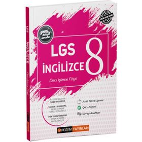 8. Sınıf LGS İngilizce Ders İşleme Föyü - Pegem Akademi Yayınları