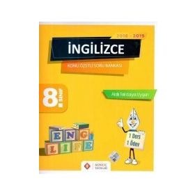 8. Sınıf LGS İngilizce Konu Özetli Soru Bankası Sonuç Yayınları