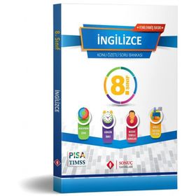 8. Sınıf LGS İngilizce Konu Özetli Soru Bankası Sonuç Yayınları