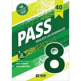 8. Sınıf LGS İngilizce Pass 40 Adet Deneme Team-Elt Publishing