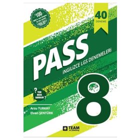 8. Sınıf LGS İngilizce Pass 40 Adet Deneme Team-Elt Publishing