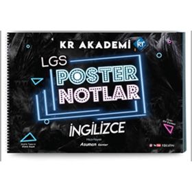 8. Sınıf LGS İngilizce Poster Notlar-KR Akademi Yayınları