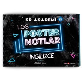 8. Sınıf LGS İngilizce Poster Notlar-KR Akademi Yayınları