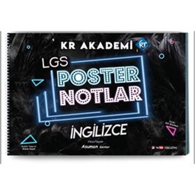 8. Sınıf LGS İngilizce Poster Notlar-KR Akademi Yayınları