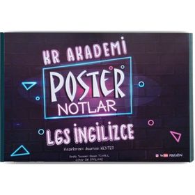 8. Sınıf LGS İngilizce Poster Notlar-KR Akademi