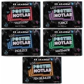 8. Sınıf LGS İngilizce Poster Notlar-KR Akademi