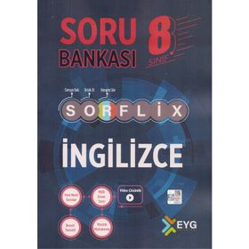 8. Sınıf LGS İngilizce Sorflix Soru Bankası-EYG Yayınları