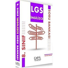 8. Sınıf LGS İngilizce Soru Bankası-Çapa Yayınları