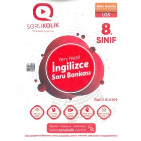 8. Sınıf LGS İngilizce Soru Bankası-Sorukolik Yayınları