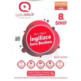 8. Sınıf LGS İngilizce Soru Bankası-Sorukolik Yayınları