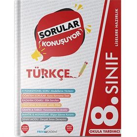 8. Sınıf LGS İngilizce Sorular Konuşuyor Soru Bankası-Pruva Yayınları