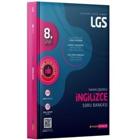 8. Sınıf LGS İngilizce Tamamı Çözümlü Soru Bankası-Pegem Yayınları