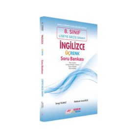 8. Sınıf LGS İngilizce Üçrenk Soru Bankası Esen Üçrenk Yayınları