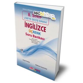 8. Sınıf LGS İngilizce Üçrenk Soru Bankası Esen Üçrenk Yayınları