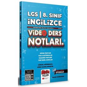 8. Sınıf LGS İngilizce Video Ders Notları-Benim Hocam Yayınları