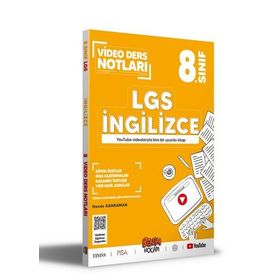 8. Sınıf LGS İngilizce Video Ders Notları-Benim Hocam Yayınları