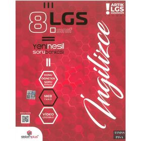 8. Sınıf LGS İngilizce Video Konu Anlatım ve Çözümlü Soru Bankası-Sistemplus Yayınları