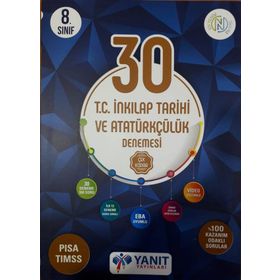 8. Sınıf Lgs İnkılap Tarihi 30 Çözümlü Çek Kopar Deneme-Yanıt Yayınları