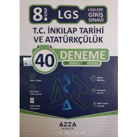 8. Sınıf Lgs İnkılap Tarihi 40 Deneme-Azza Yayıncılık