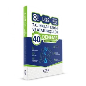 8. Sınıf Lgs İnkılap Tarihi 40 Deneme-Azza Yayıncılık