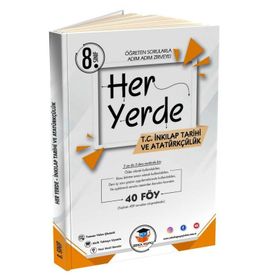 8.Sınıf LGS İnkilap Tarihi Soru Föyleri Her Yerde Serisi Zeka Küpü Yayınları