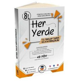 8.Sınıf LGS İnkilap Tarihi Soru Föyleri Her Yerde Serisi Zeka Küpü Yayınları