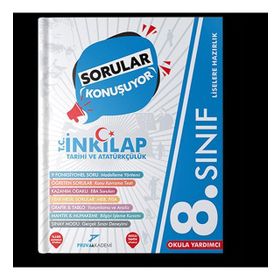 8. Sınıf Lgs İnkılap Tarihi Sorular Konuşuyor Soru Bankası-Pruva Akademi Yayınları