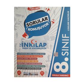 8. Sınıf Lgs İnkılap Tarihi Sorular Konuşuyor Soru Bankası-Pruva Akademi Yayınları