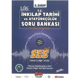 8. Sınıf LGS İnkılap Tarihi ve Atatürkçülük Ses Serisi Soru Bankası-Benim Hocam Yayınları