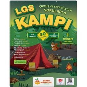 8. Sınıf Lgs Kampı 1. Dönem Tekrarı Kazanım Sıralı - Şeker Portakalı Yayınları
