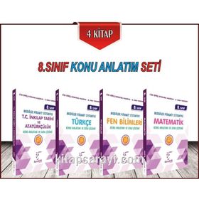 8. Sınıf LGS Konu Anlatımlı Set 4 Kitap Karekök Yayınları