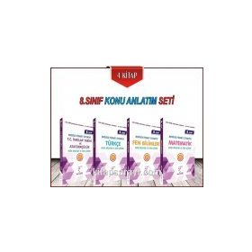 8. Sınıf LGS Konu Anlatımlı Set 4 Kitap Karekök Yayınları