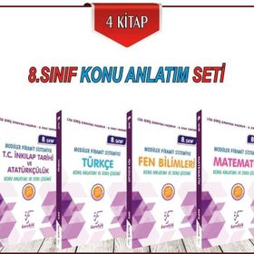 8. Sınıf LGS Konu Anlatımlı Set 4 Kitap Karekök Yayınları