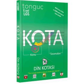 8. Sınıf LGS Kota Konu Taramaları Din Kültürü Kotası Tonguç Akademi Yayınları