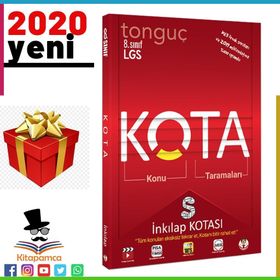 8. Sınıf LGS Kota Konu Taramaları İnkılap Tarihi Kotası Tonguç Akademi Yayınları
