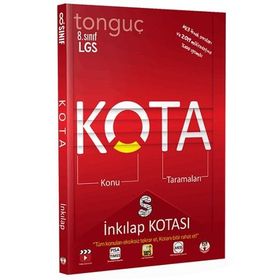 8. Sınıf LGS Kota Konu Taramaları İnkılap Tarihi Kotası Tonguç Akademi Yayınları