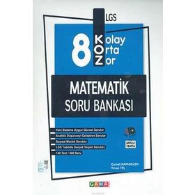8. Sınıf LGS Koz Matematik Soru Bankası-Gama Yayınları